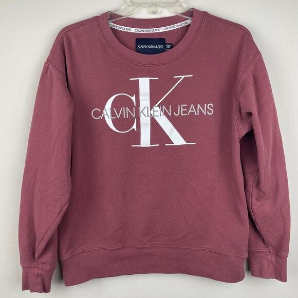 Calvin Klein Tops - Calvin Klein Womens Monogram Logo Sweatshirt XS